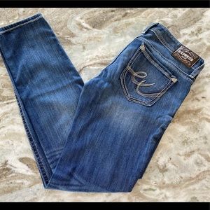 Express Stella Low-rise Skinny Jeans